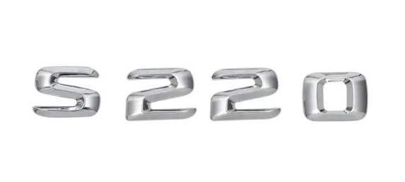 Напис на багажник емблема Mercedes S220 (2170015957)