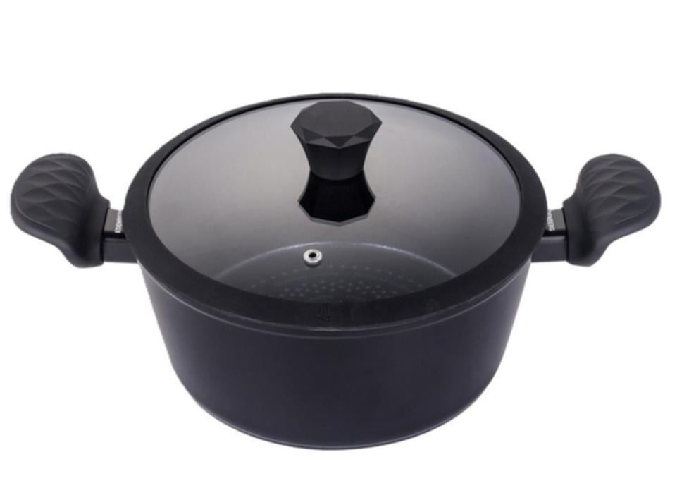 Кастрюля Edenberg EB-3486 3,9 л 24 см с антипригарным алмазным покрытием (EB-3486)