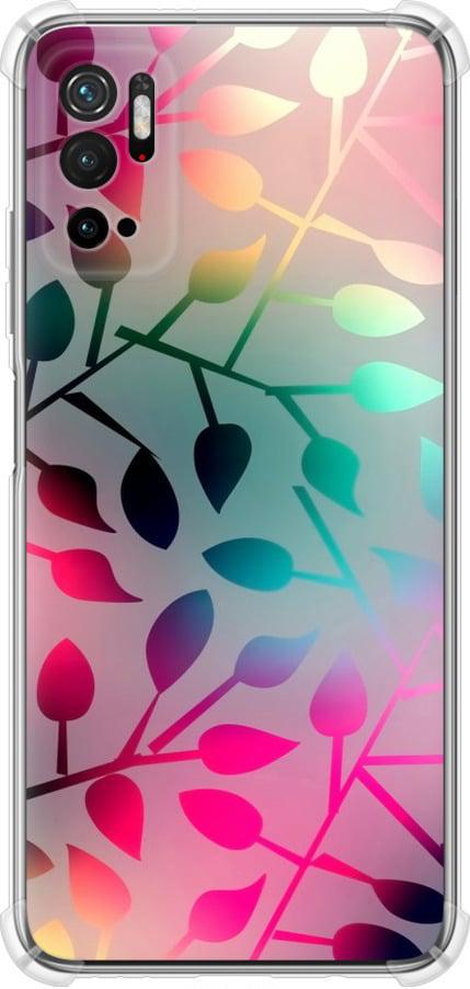 Чехол на Xiaomi Redmi Note 10 5G Листья (2235sp-2556-42517)