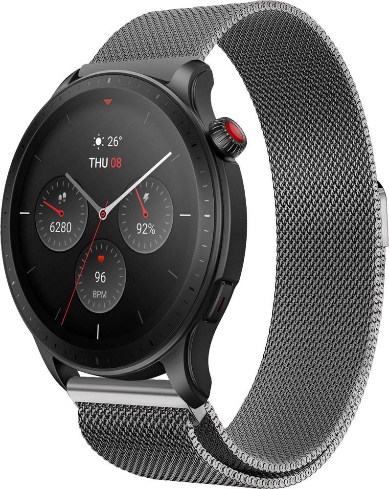 Ремешок Миланская петля Milano для Amazfit GTR 4 22 мм Grey (31069)