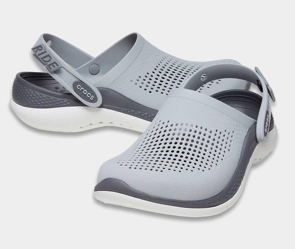 Сабо Crocs LiteRide 360 Clog M8/W10 p. 40/41 Сірий - фото 1