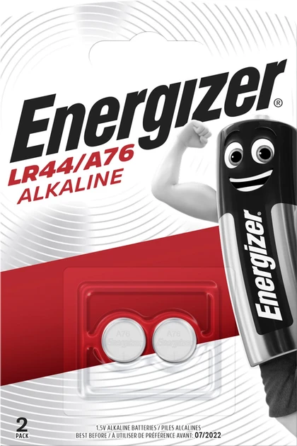 Батарейка Energizer Alkaline A76 LR44 1 шт. (62)