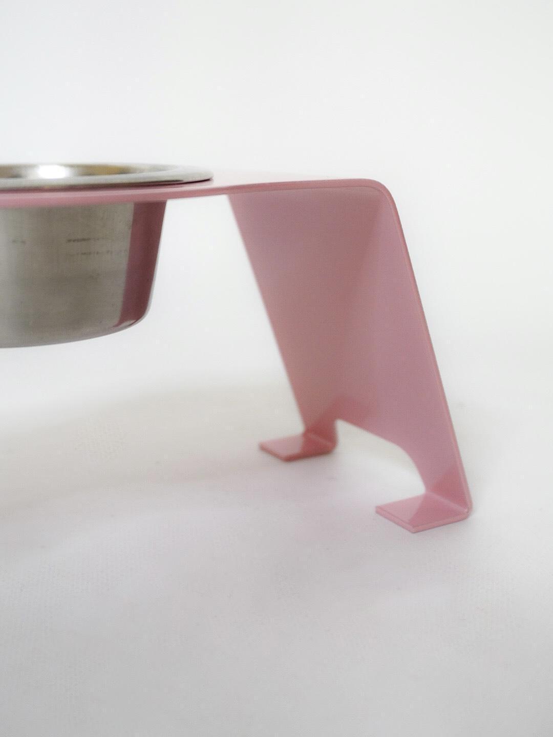 Кормушка My friend для кошек на 2 миски металл 80 мм 0,2 л розовый (1024570к) - фото 3 Кормушка My friend для кошек на 2 миски металл 80 мм 0,2 л розовый (1024570к) - фото 3