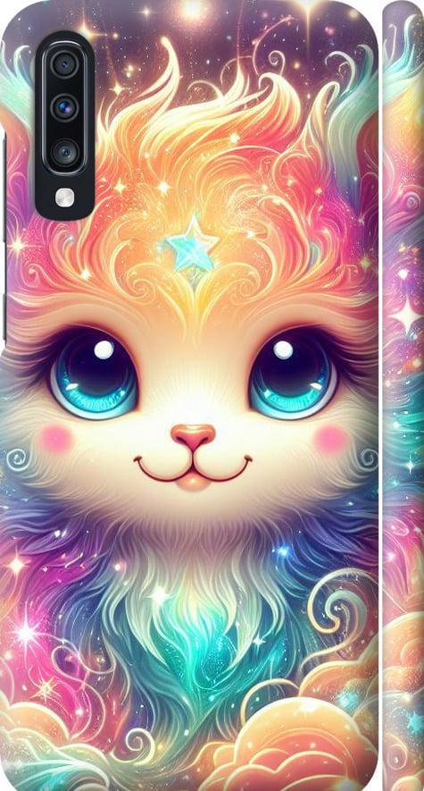 Чехол на Samsung Galaxy A70 2019 A705F Сказочный котенок (5813m-1675-42517)