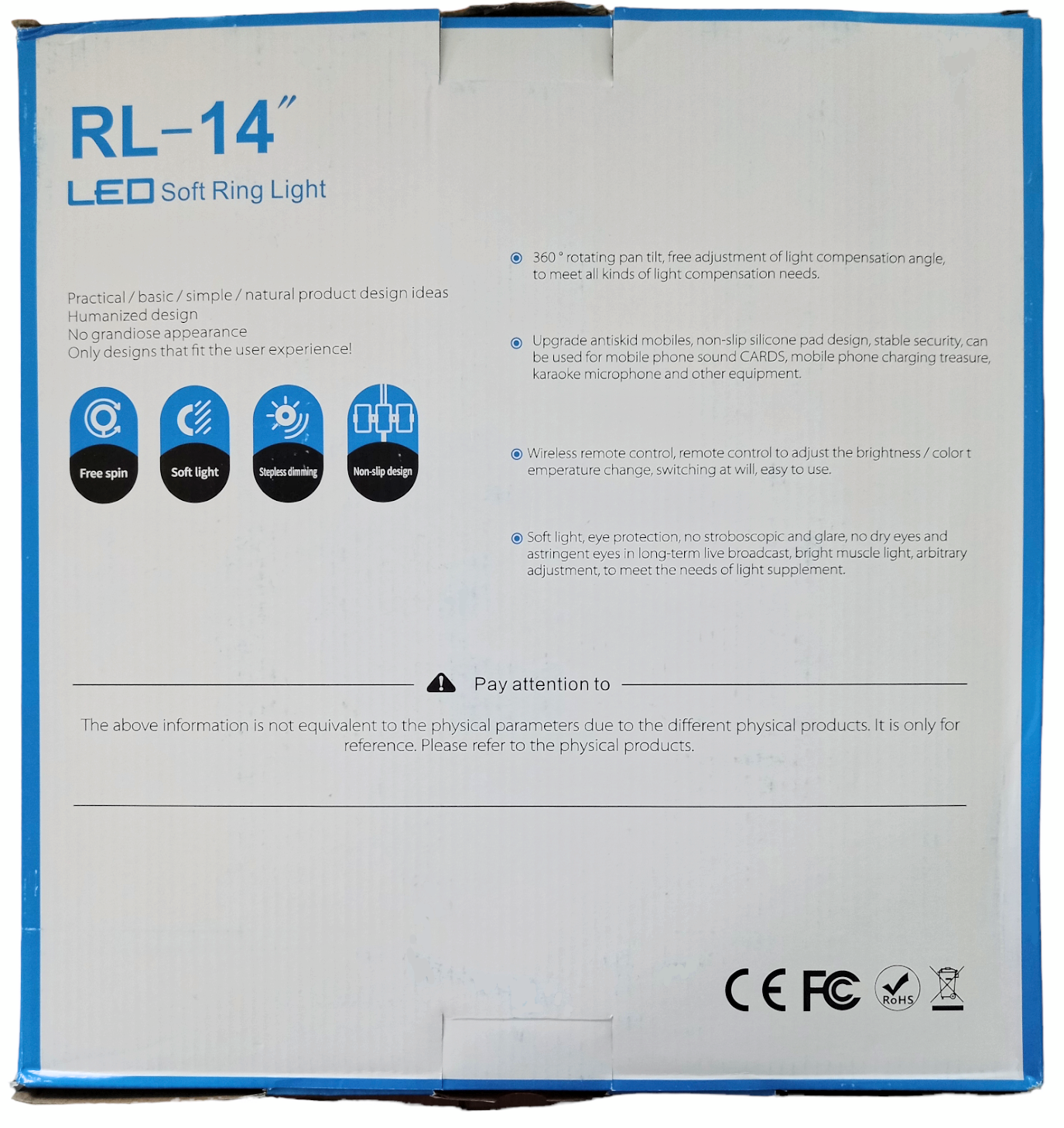 Лампа селфі кільцева 36 см з пультом для телефона та кріпленням під штатив LED (10690287) - фото 13 Лампа селфі кільцева 36 см з пультом для телефона та кріпленням під штатив LED (10690287) - фото 13