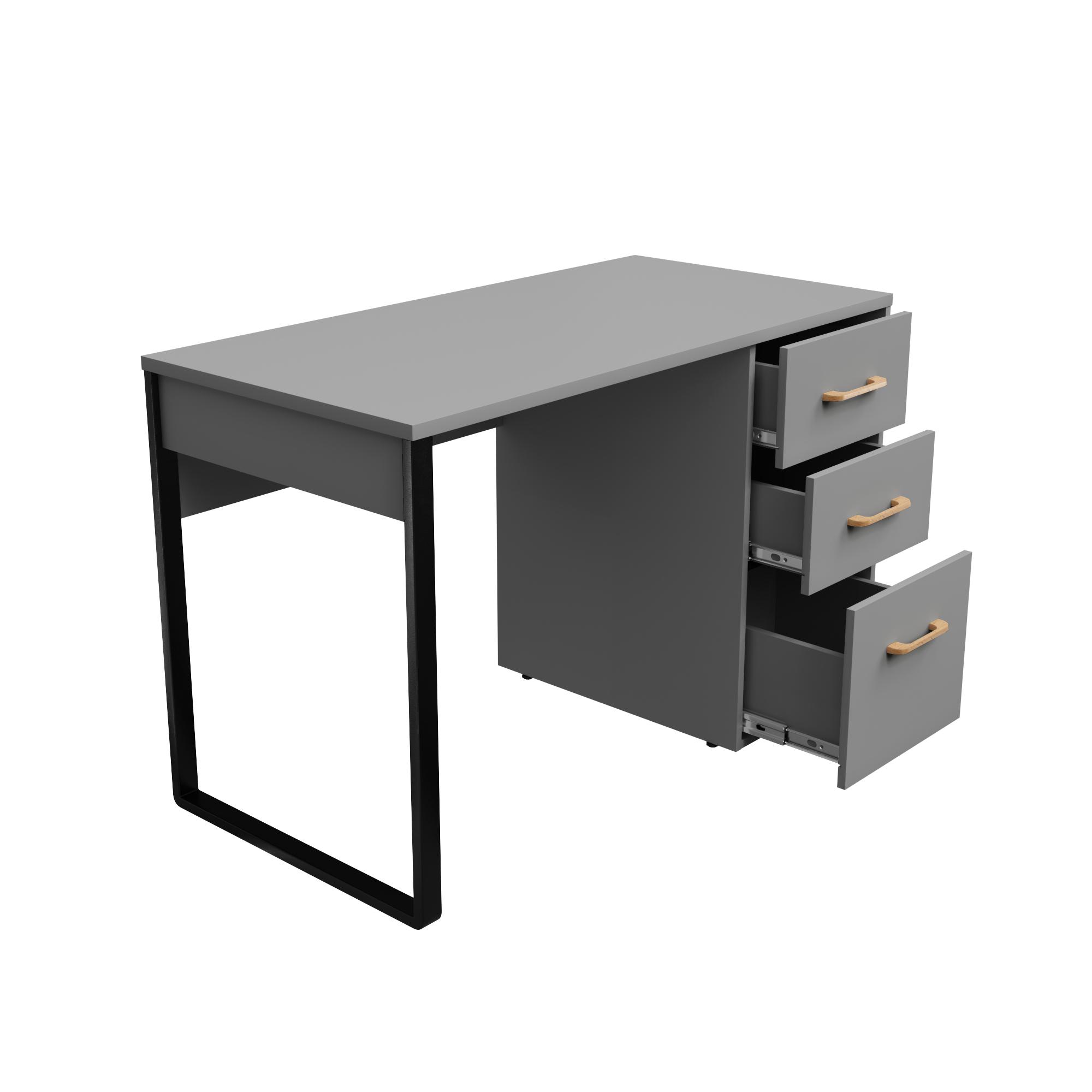 Стіл письмовий Loft-5 1200х598х750 мм Графіт (Арт.219) - фото 2 Стіл письмовий Loft-5 1200х598х750 мм Графіт (Арт.219) - фото 2