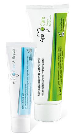 Зубна паста ApaCare гель для ремінералізації ApaCare без фтору (1188)