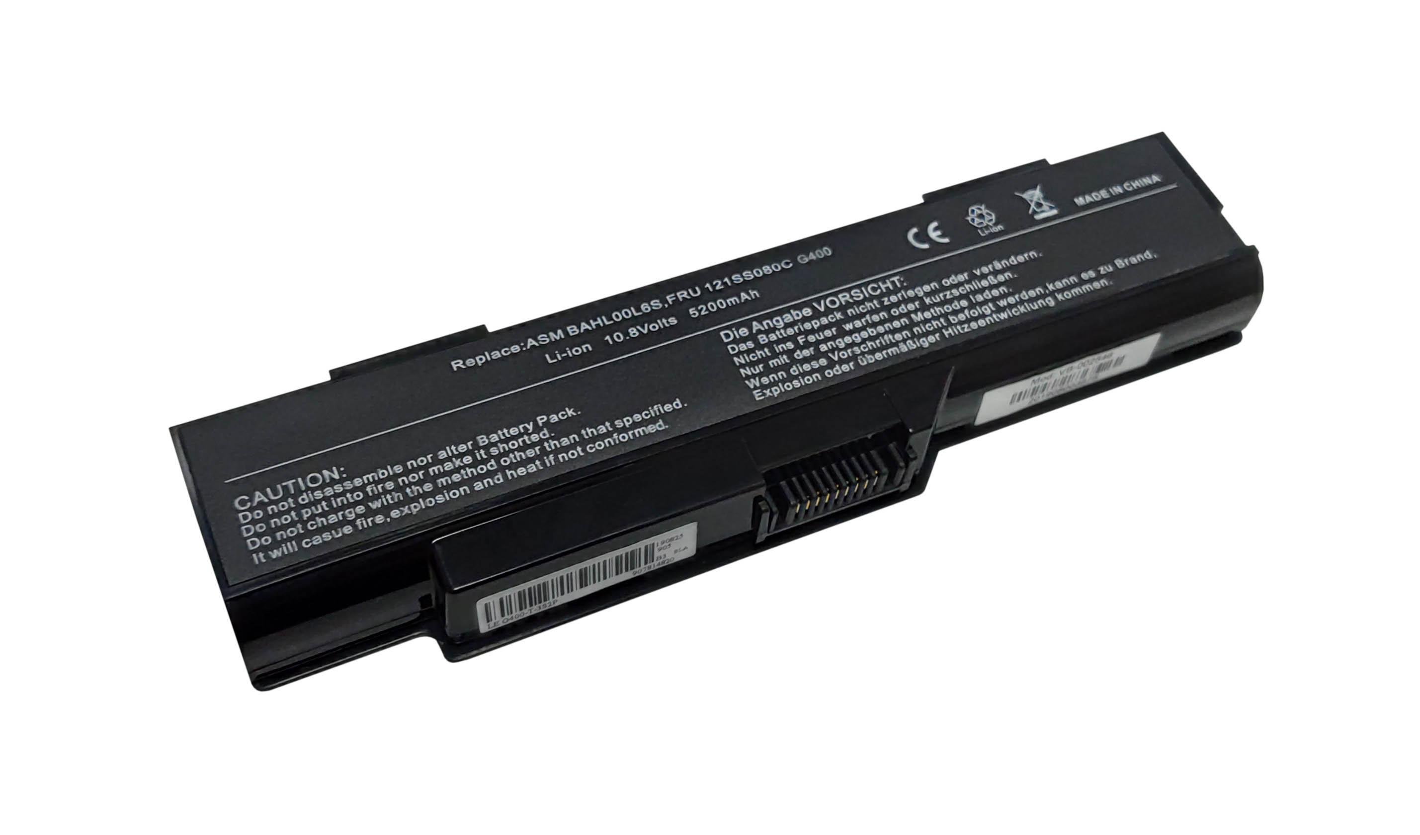 Акумулятор для ноутбука Lenovo-IBM BAHL00L6S G410 10,8 V 5200 mAh (002546)