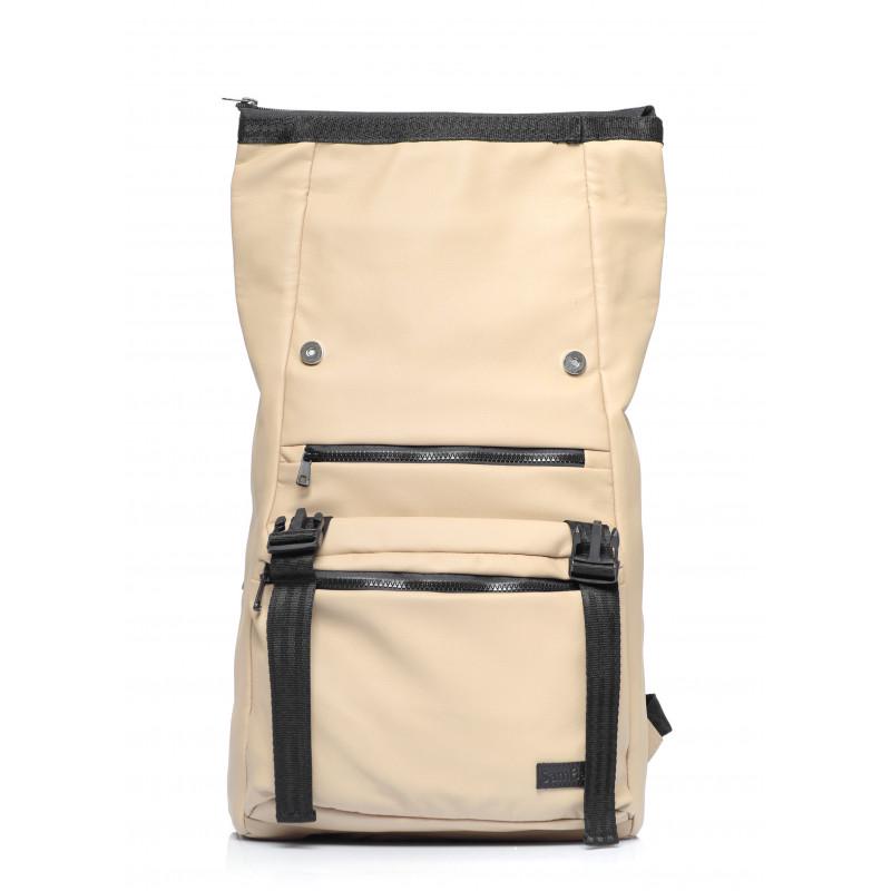 Рюкзак ролл Sambag унисекс RollTop LTT 41x30x16 см Бежевый - фото 3