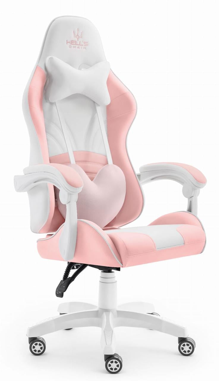 Крісло комп'ютерне Hell's Rainbow Pink/White (2616427376) - фото 7 Крісло комп'ютерне Hell's Rainbow Pink/White (2616427376) - фото 7