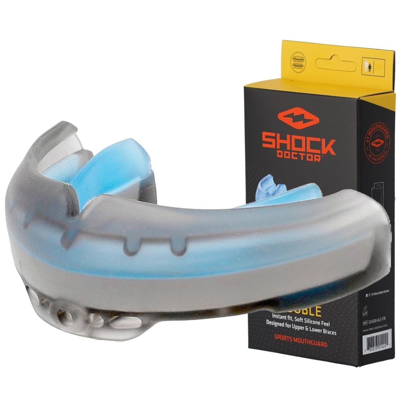 Капа Shock Doctor Ultra Braces під брекети доросла вік 12+ Black (4701-BK-AD)