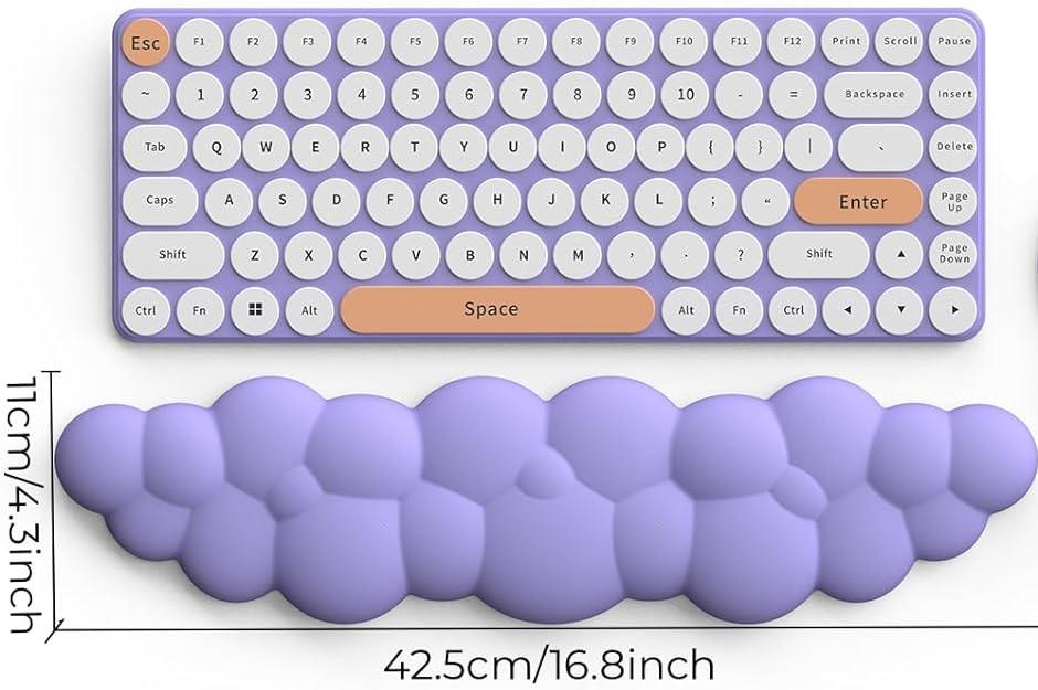 Підставка під зап'ястя для клавіатури Bubbles Фіолетовий - фото 4 Підставка під зап'ястя для клавіатури Bubbles Фіолетовий - фото 4