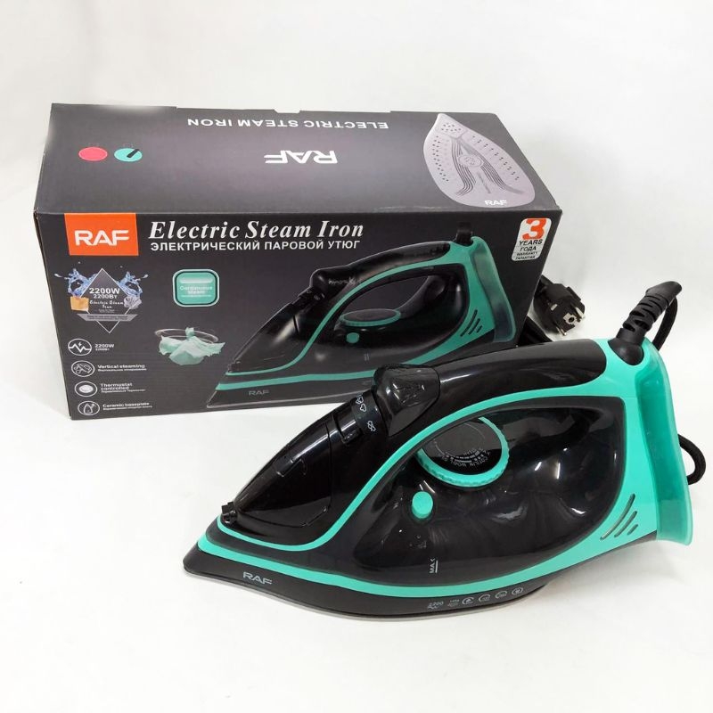 Утюг RAF R.1250B керамическая подошва 2200 W (tf7117) - фото 12 Утюг RAF R.1250B керамическая подошва 2200 W (tf7117) - фото 12