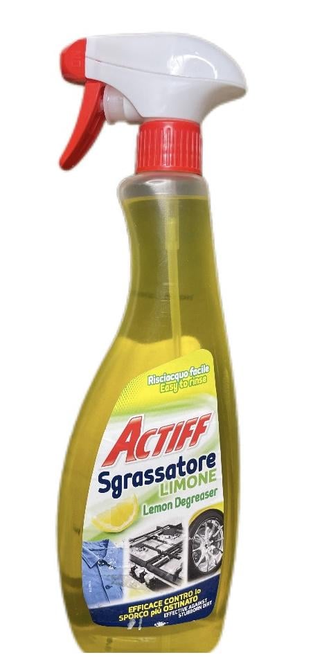 Засіб для видалення жиру та бруду Actiff Sgrassatore Limone універсальний 750 мл (8000425008249)