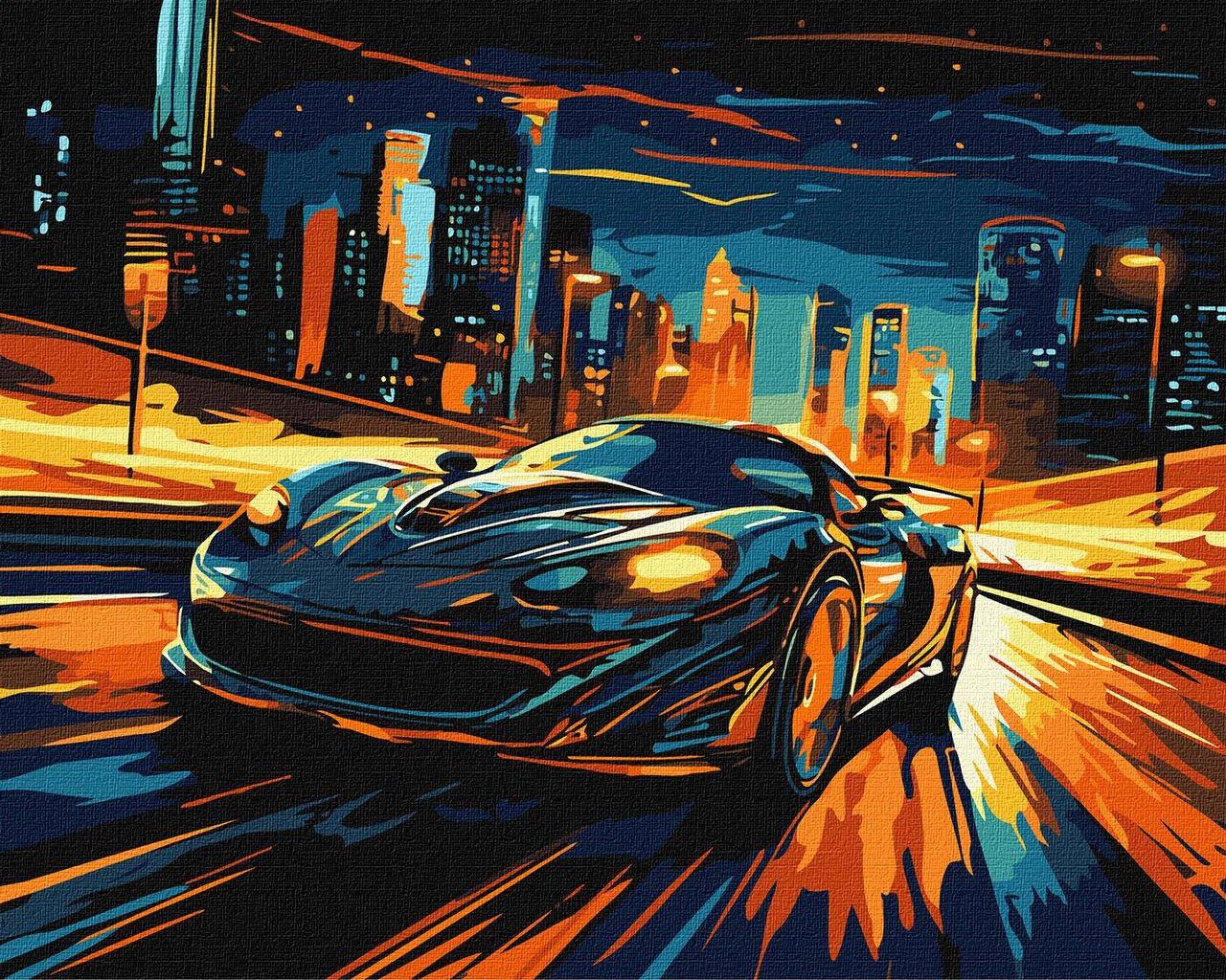 Картина за номерами Ideyka Нічне місто 40х50 см (2857040444)