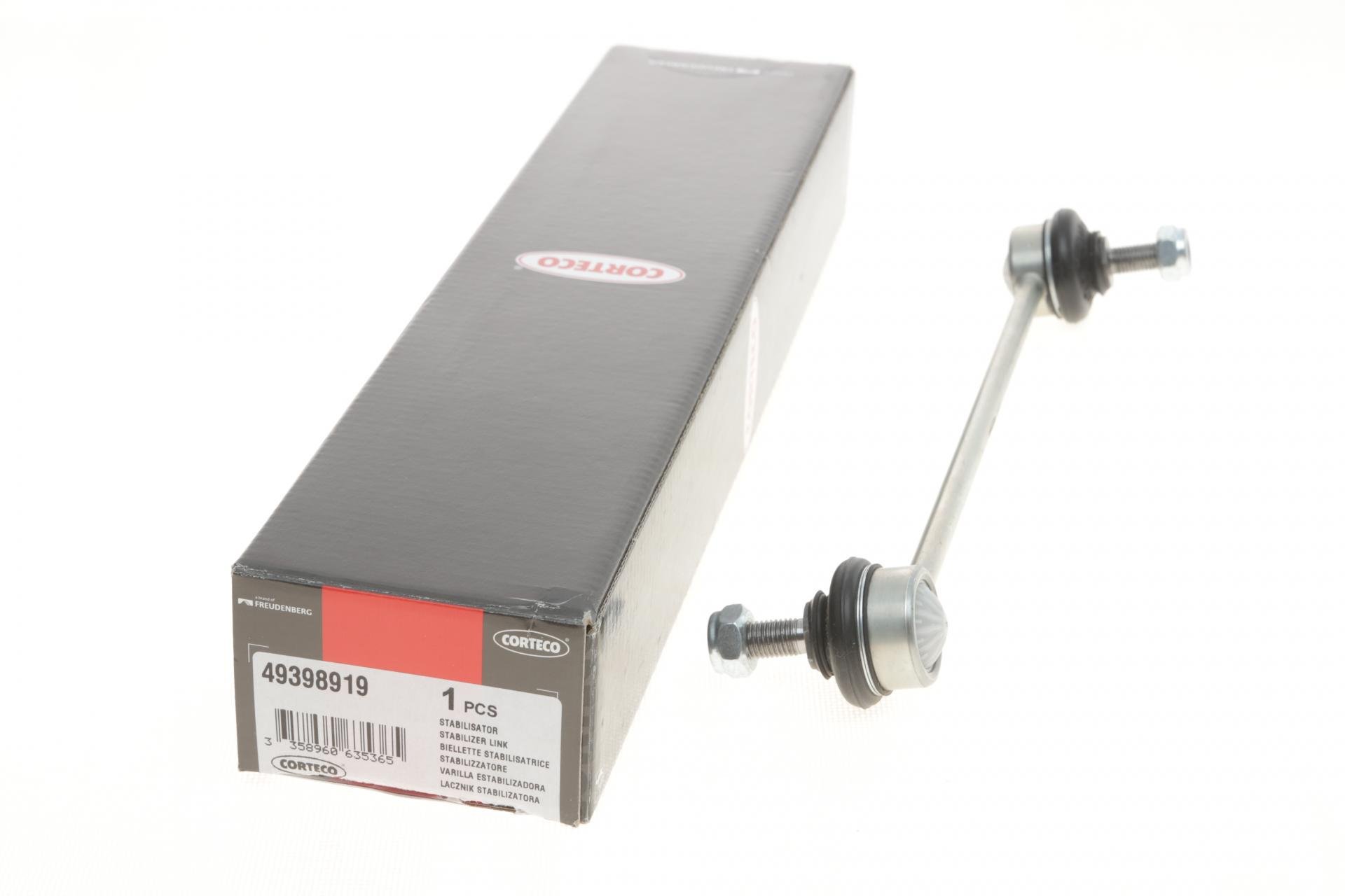 Тяга стабилизатора переднего CORTECO Nissan Micra/Note/Renault Clio/Zoe 03- (49398919)