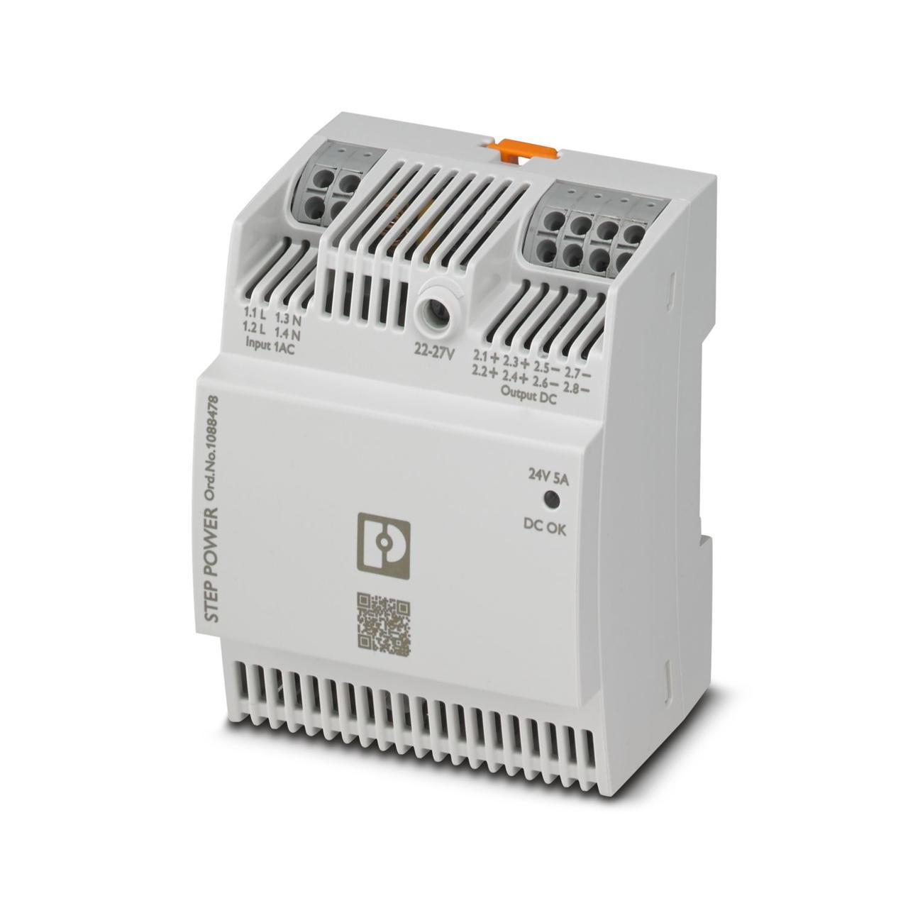 Блок живлення Phoenix Contact STEP3-PS/1AC/24DC/5/PT 120W(1088478)