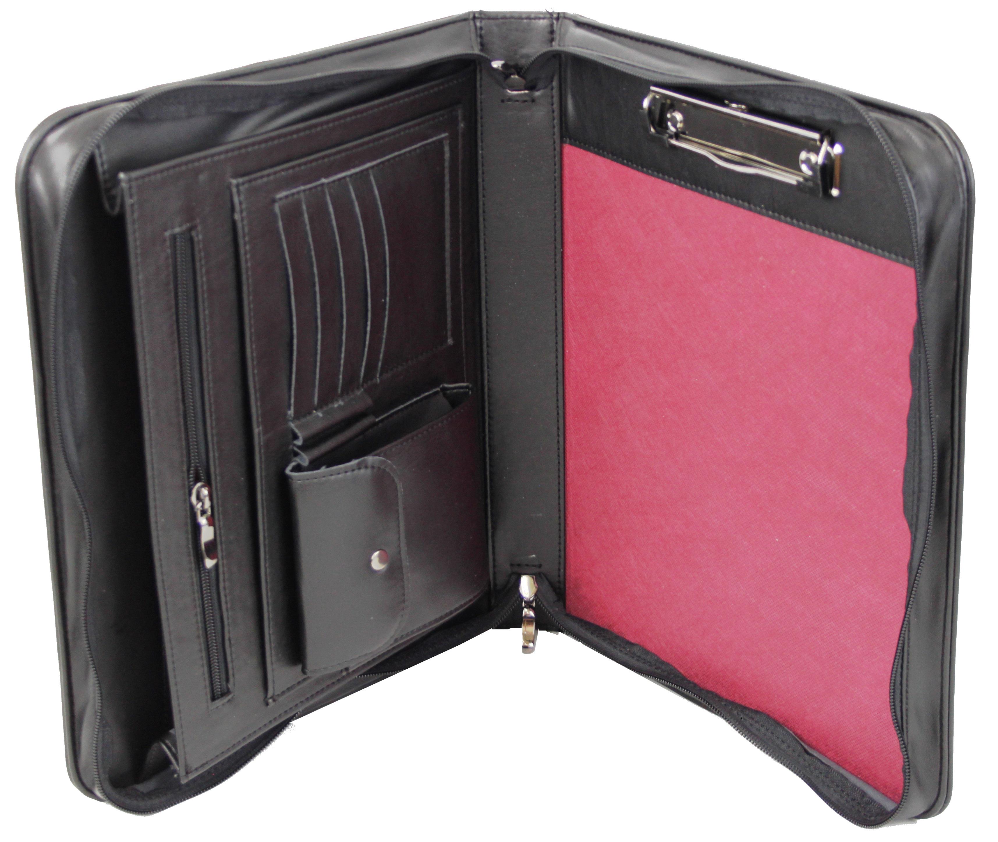 Папка деловая Portfolio из искусственной кожи А4 Черный (Port1009 black)