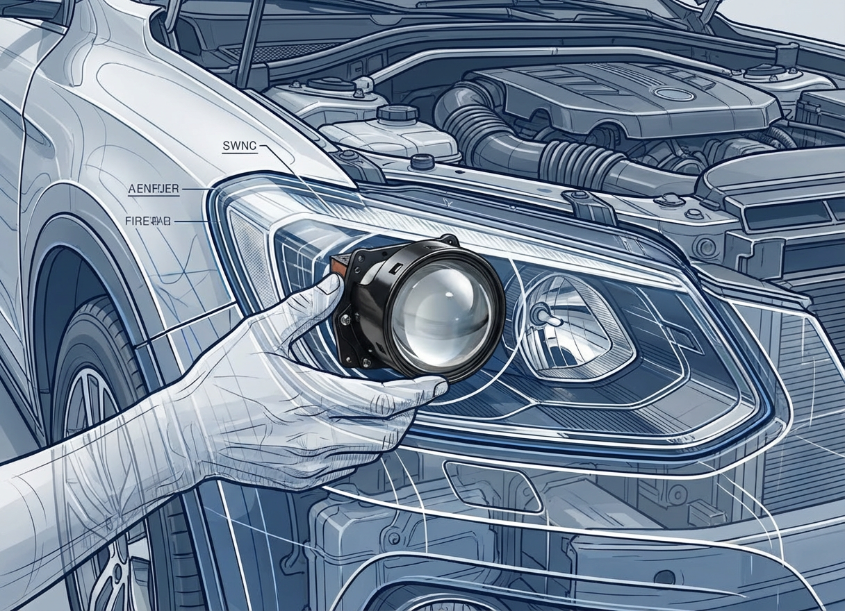 Светодиодные линзы Qline Bi-LED AES Supreme T1 Blue 3' 2 шт. - фото 5 Светодиодные линзы Qline Bi-LED AES Supreme T1 Blue 3' 2 шт. - фото 5