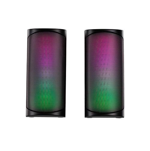 Акустическая система 2E 2E-PCS231BK 2,0 RGB Matrix USB 2,0/3,5 мм mini jack Bluetooth Black (582413)