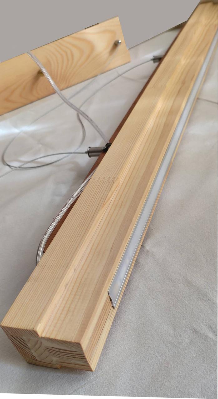 Линейный светильник подвесной LED из дерева (2087903746) - фото 4 Линейный светильник подвесной LED из дерева (2087903746) - фото 4