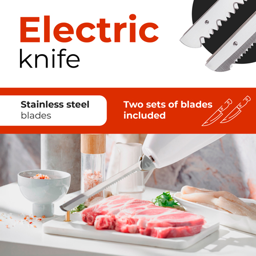 Электронож Adler AD 4512 с 2 лезвиями из нержавеющей стали 200 Вт (04016) - фото 12 Электронож Adler AD 4512 с 2 лезвиями из нержавеющей стали 200 Вт (04016) - фото 12