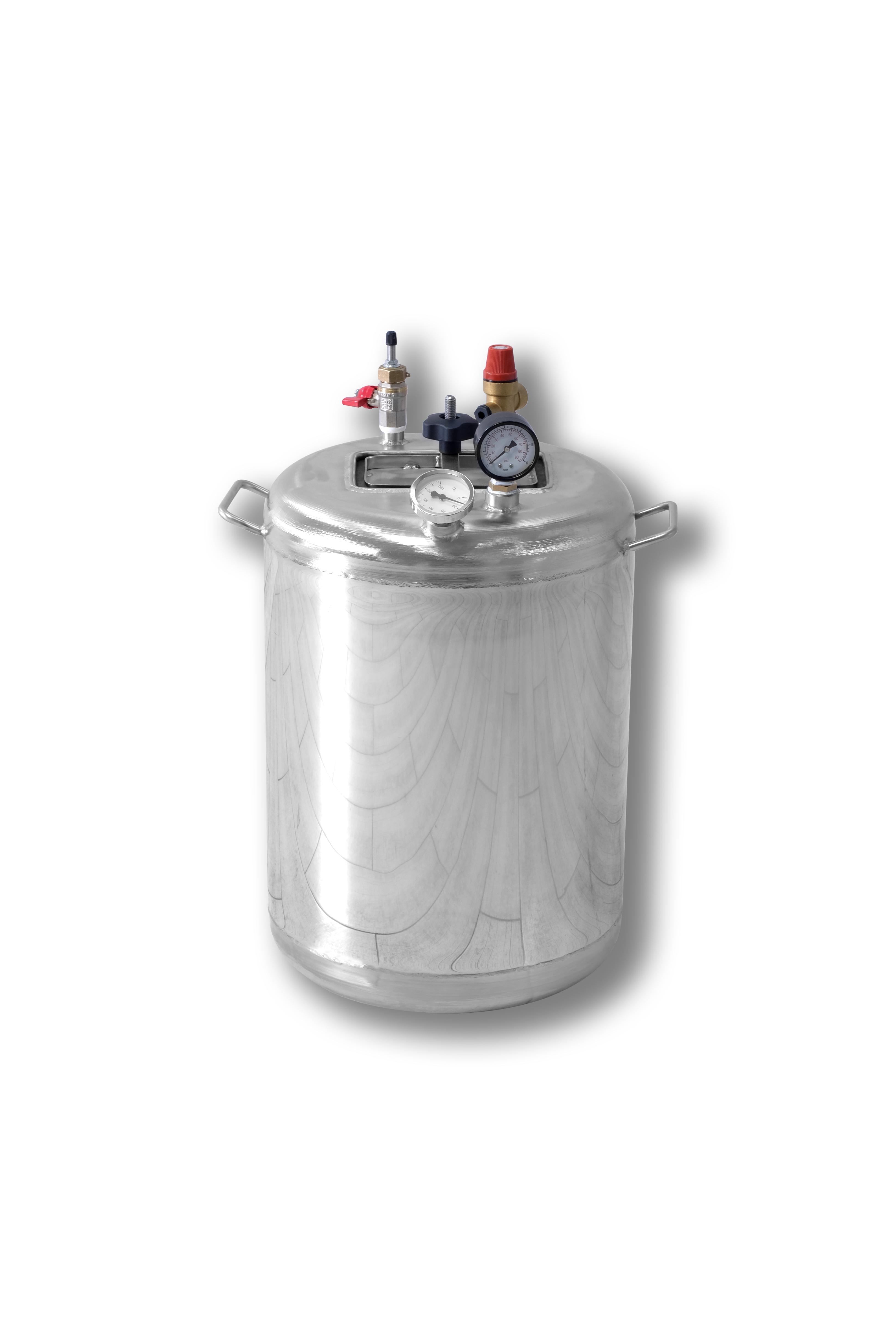 Автоклав для консервування UTEHO Гуд-24 газовий нержавійка 36 л 24 банки/0,5 л (843020988) - фото 5 Автоклав для консервування UTEHO Гуд-24 газовий нержавійка 36 л 24 банки/0,5 л (843020988) - фото 5