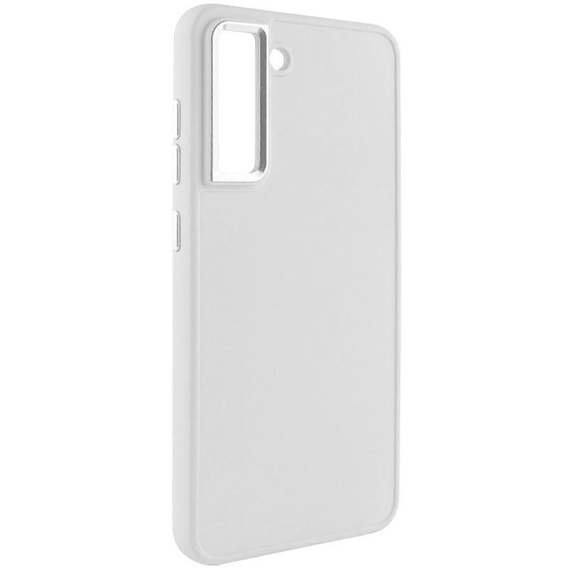 Противоударный TPU чехол Bonbon Metal Style для Samsung Galaxy S24 Белый / White