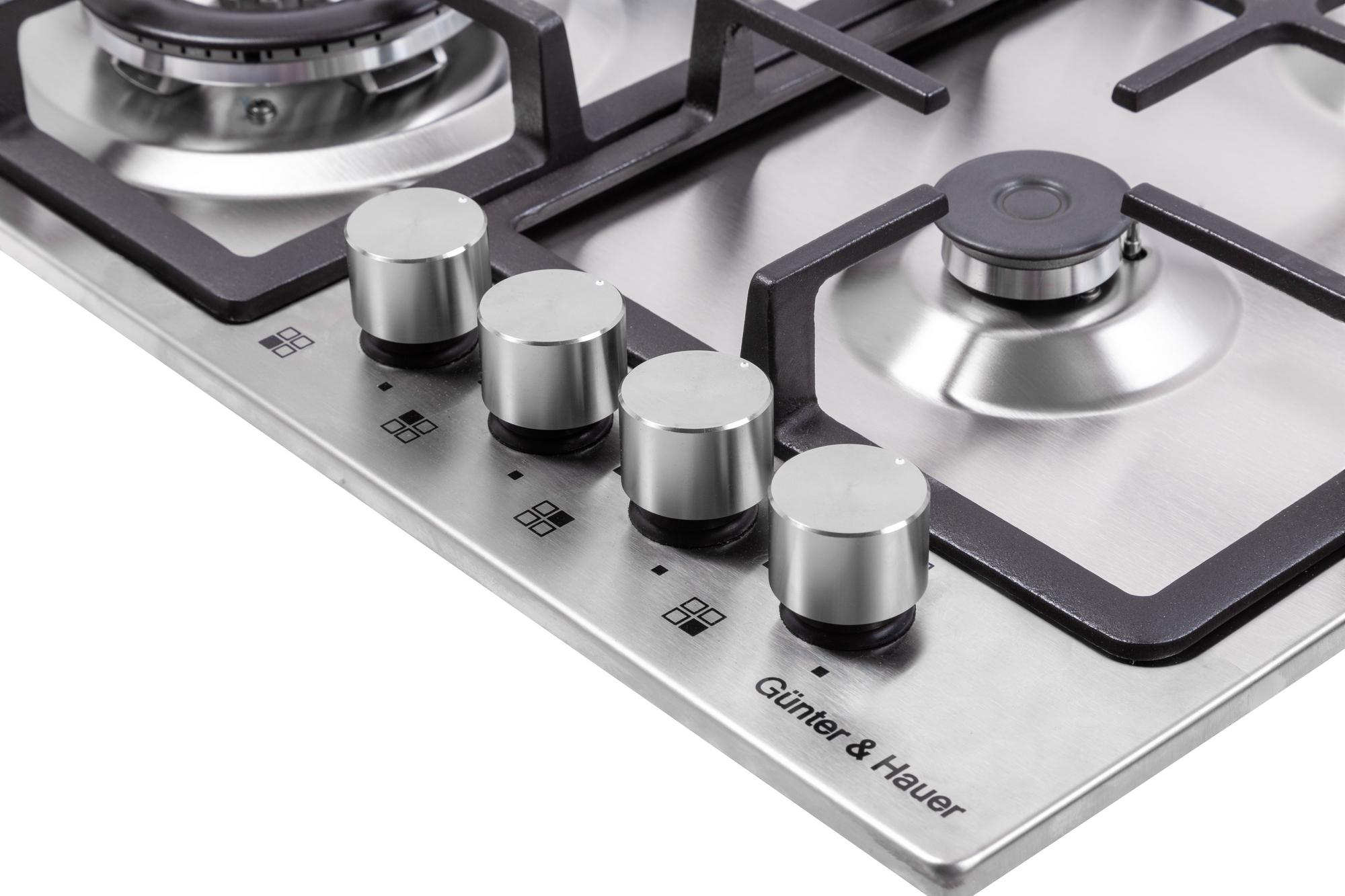 Варочная поверхность газовая Gunter&Hauer GH 608 IX - фото 4