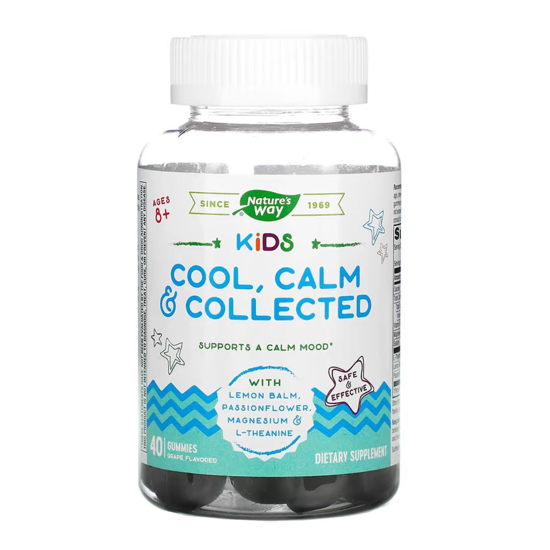 Комплекс для покоя и концентрации у детей Nature's Way Cool Calm Collected 40 gummies