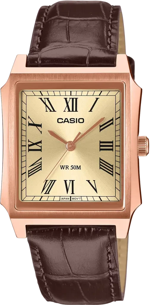 Мужские наручные часы Casio Timeless Collection MTP-B190RGL-9B со стальным корпусом Золотой (3139706436)