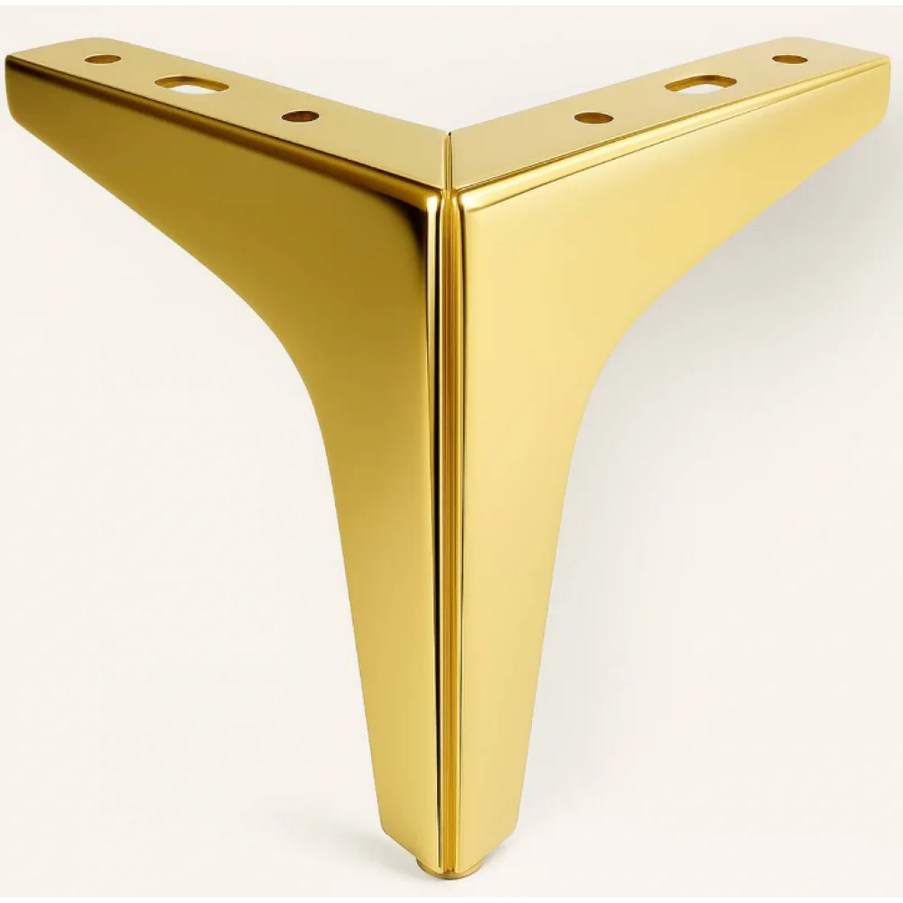 Меблева ніжка нерегульована Sigma F 435 100 мм Золотий глянцевий (MO1353)