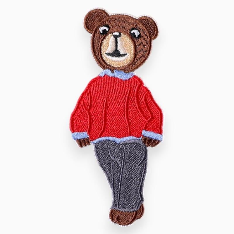 Аппликация Bear on style самоклеящаяся 10,8х4,7 см 1 шт. Красный (АС1004ж07)