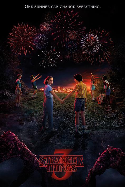 Постер плакат Очень Странные Дела Одно Лето/Stranger Things One Summer 61x91,5 см