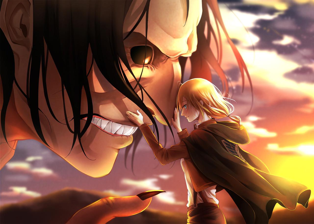 Картина GeekLand Attack on Titan объятия (AT 09.113)