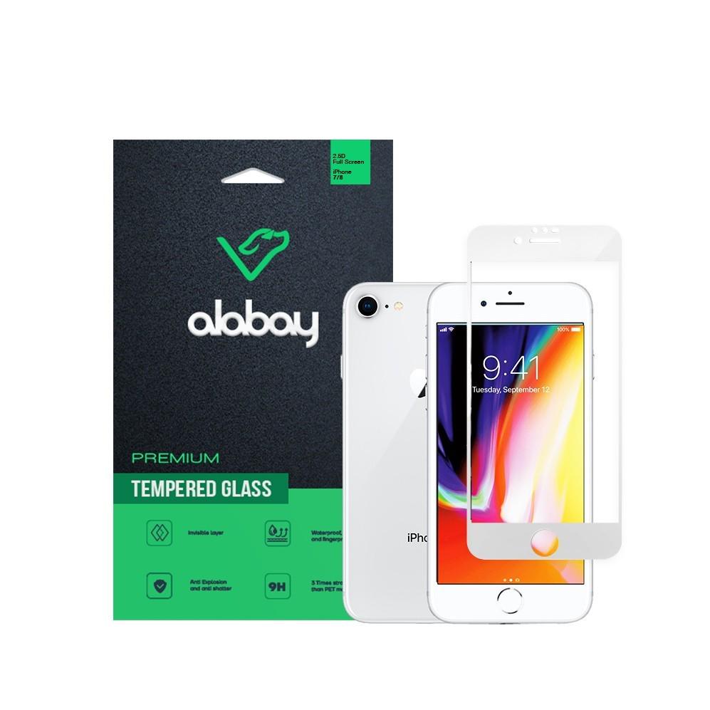 Захисне скло Alabay для iPhone 7/8 Anti Static White (00607)