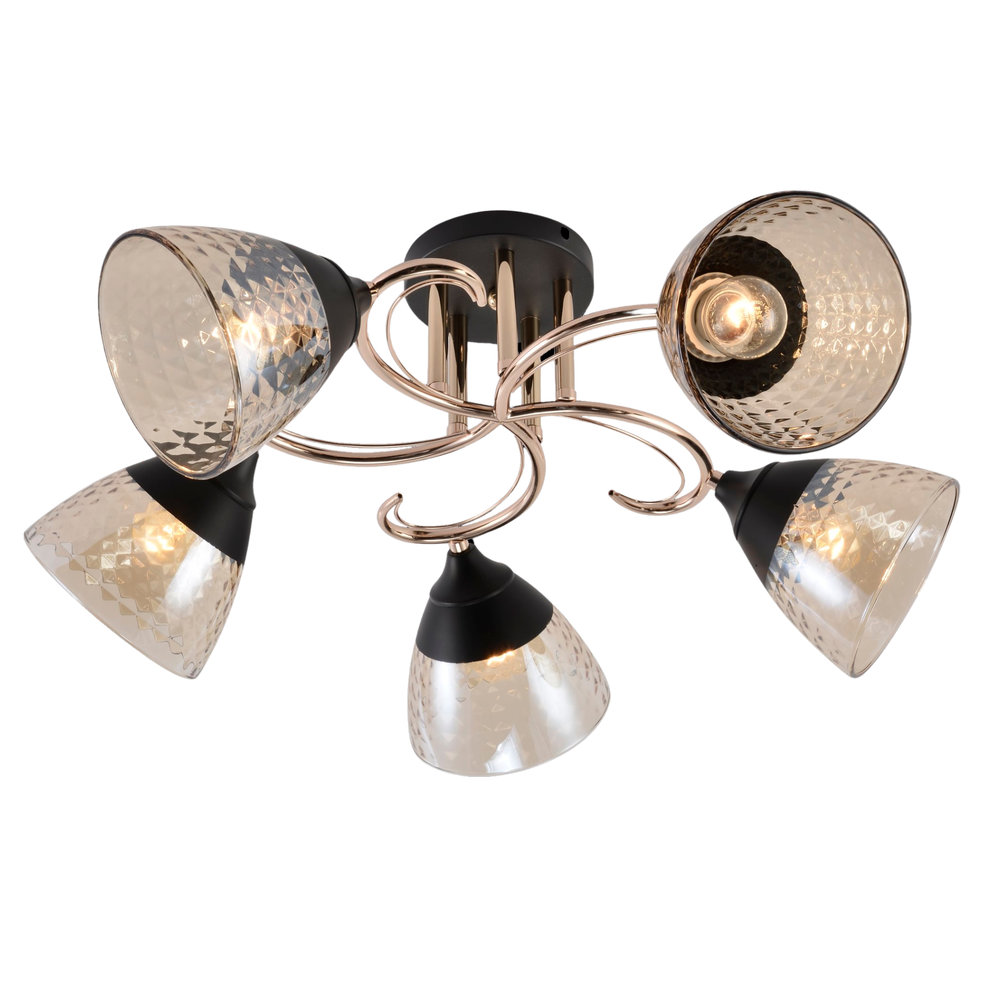 Люстра декоративна Valeso V XA1526B/5 BK+FGD (000041192)