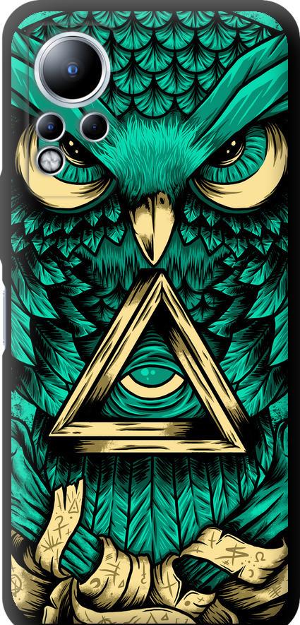 Чехол на Infinix Note 12 Сова Арт-тату (3971b-2927-42517)