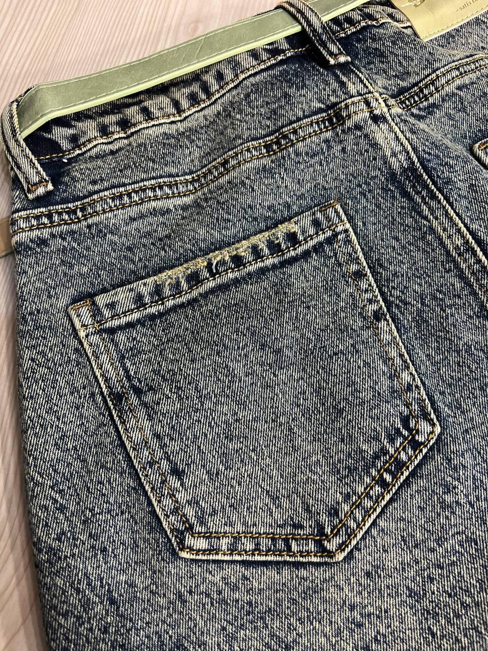 Спідниця жіноча джинсова ZJY 68005 довжина нижче коліна бічні розрізи р. 34 Синій/Зелений (3810) - фото 9 Спідниця жіноча джинсова ZJY 68005 довжина нижче коліна бічні розрізи р. 34 Синій/Зелений (3810) - фото 9