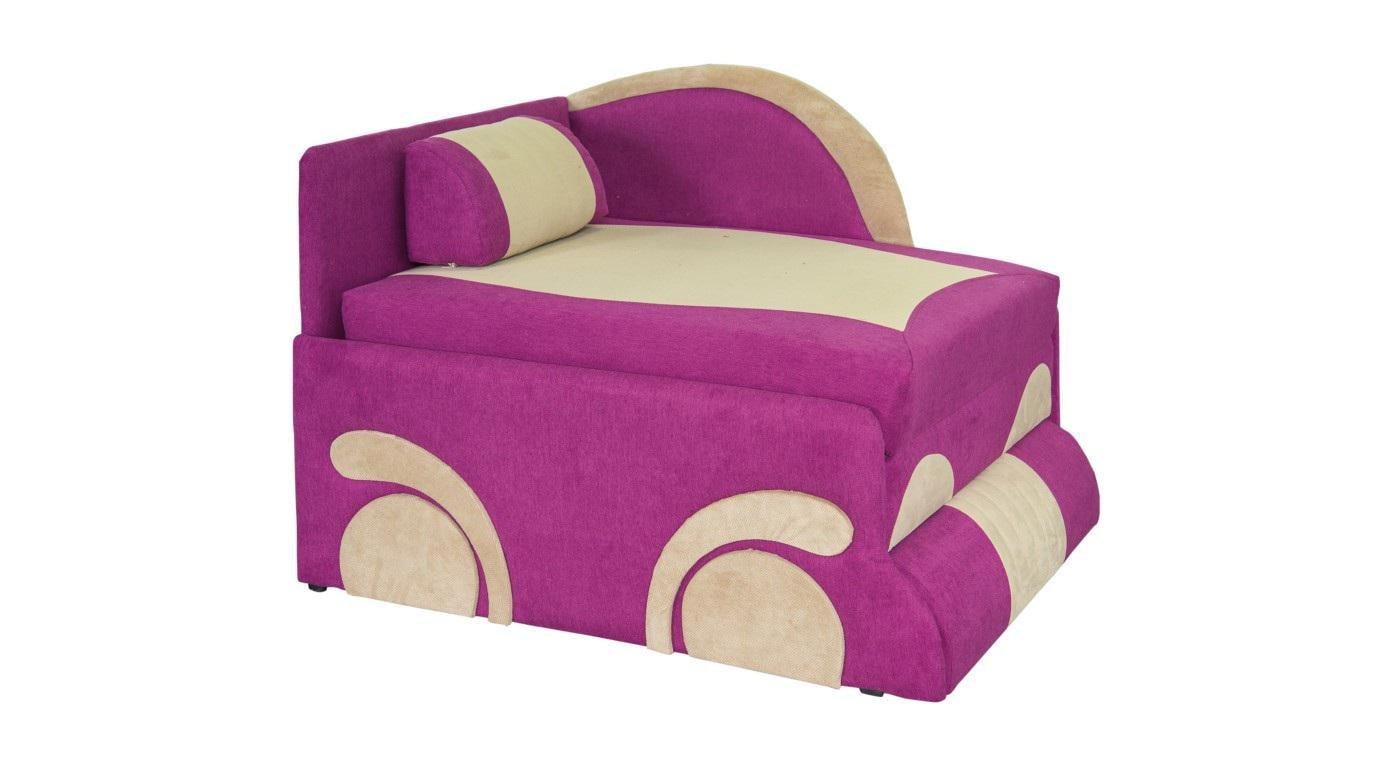 Диван раскладной Мебель-Сервис Машинка Юниор выдвижной ДСП/дерево ткань Космик Вишневый/Бежевый
