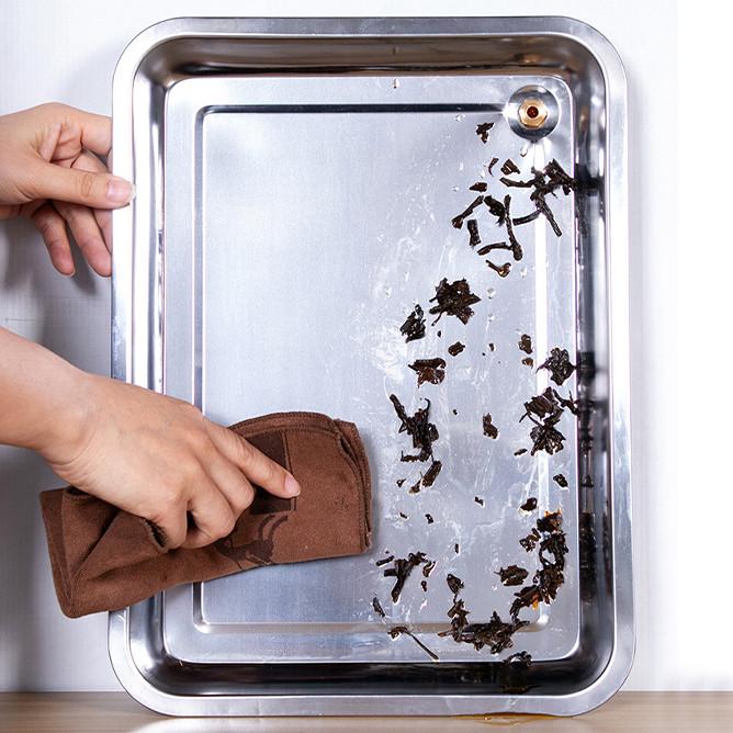 Чабань-столик для чайной церемонии прямоугольная Lesko XYY013 бамбуковый с поддоном 38х28х6 см (24366509) - фото 3 Чабань-столик для чайной церемонии прямоугольная Lesko XYY013 бамбуковый с поддоном 38х28х6 см (24366509) - фото 3