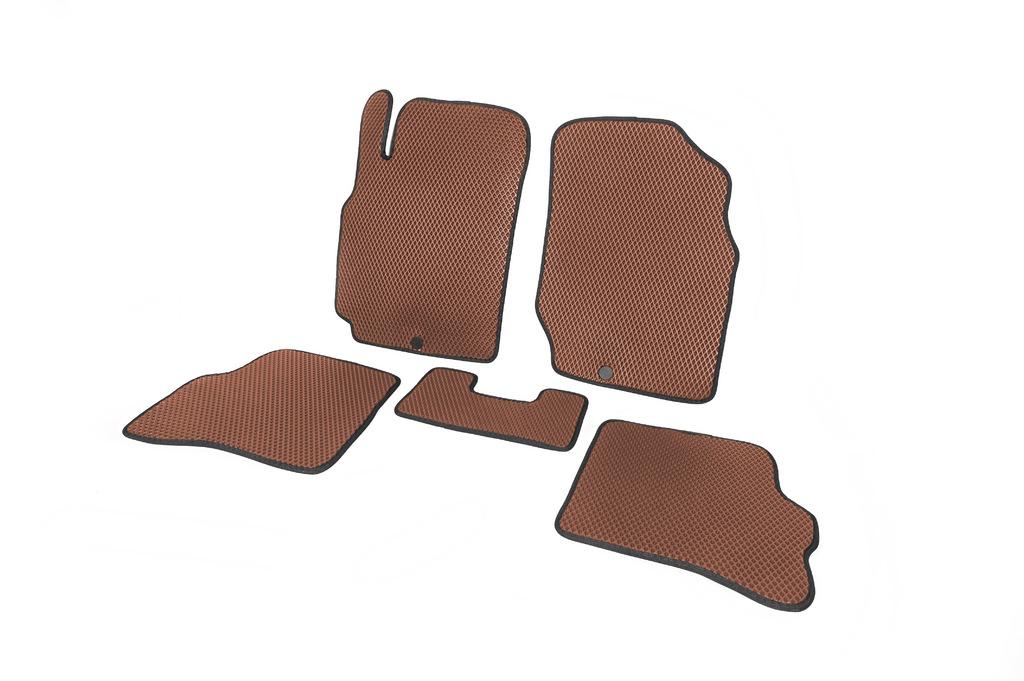 Коврики автомобильные Digital Designs для Nissan Almera B10 Classic 2006-2012 г EVA Коричневый (122381)