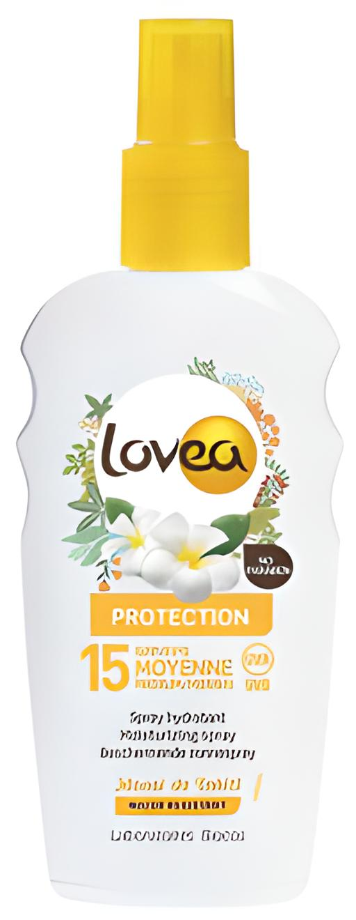 Сонцезахисний спрей Lovea Protection Monoi De Tahiti Spray Hydratant SPF 15 з олією моною (30