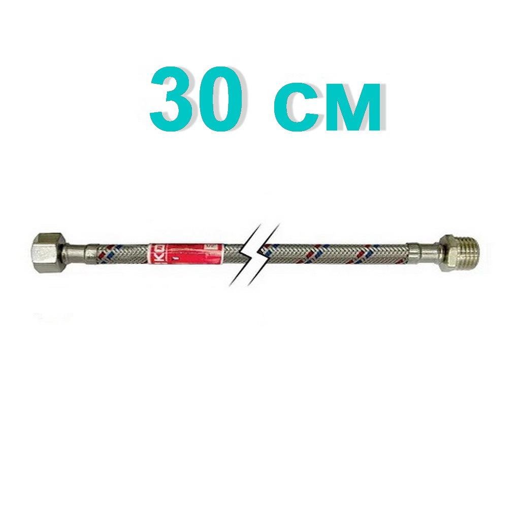 Шланг для подключения воды гибкий KOER KR0262 30 см 1/2"x1/2" ЗВ (81710) - фото 4 Шланг для подключения воды гибкий KOER KR0262 30 см 1/2"x1/2" ЗВ (81710) - фото 4