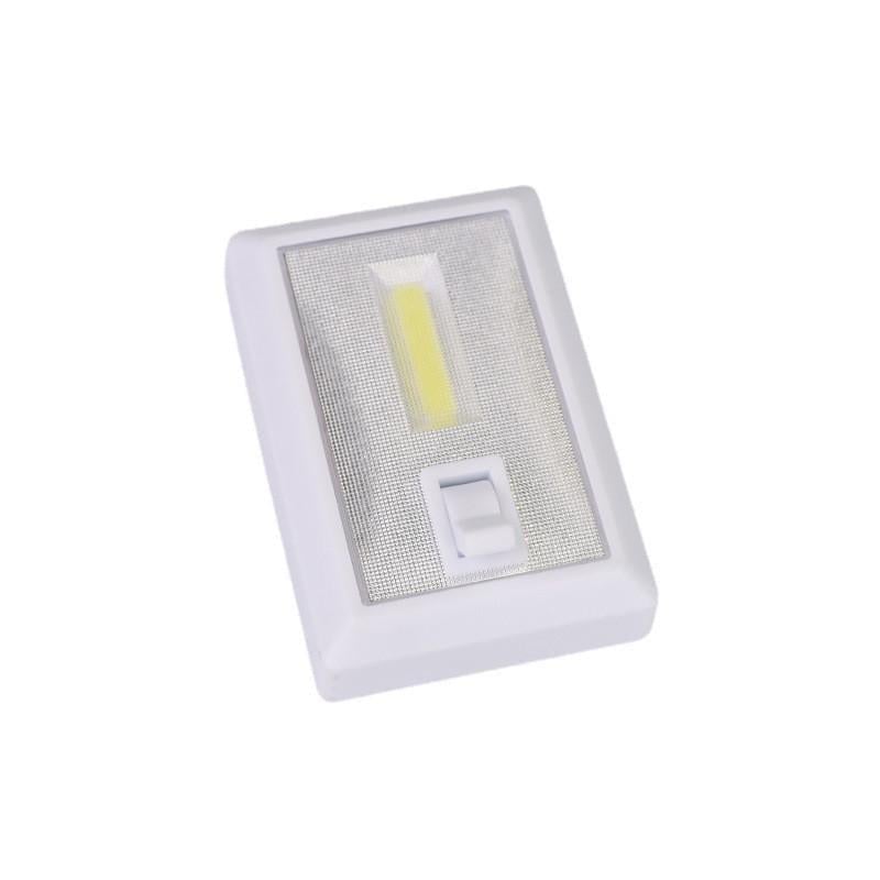 Світильник світлодіодний COB з тумблером на двосторонній скотч /магніт/гачок Білий