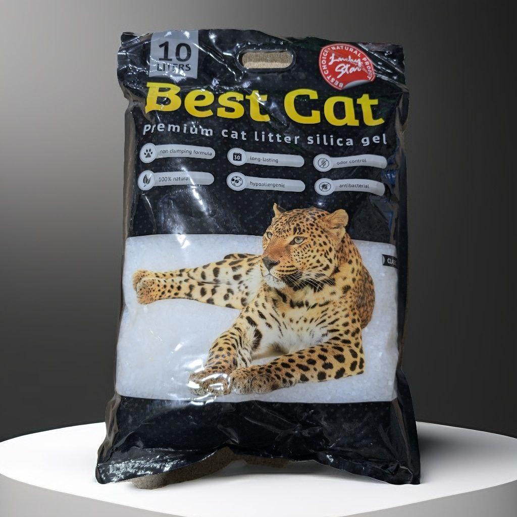 Гигиенический силикалевый наполнитель Best Cat White для кошачьего туалета 10 л Гигиенический силикалевый наполнитель Best Cat White для кошачьего туалета 10 л
