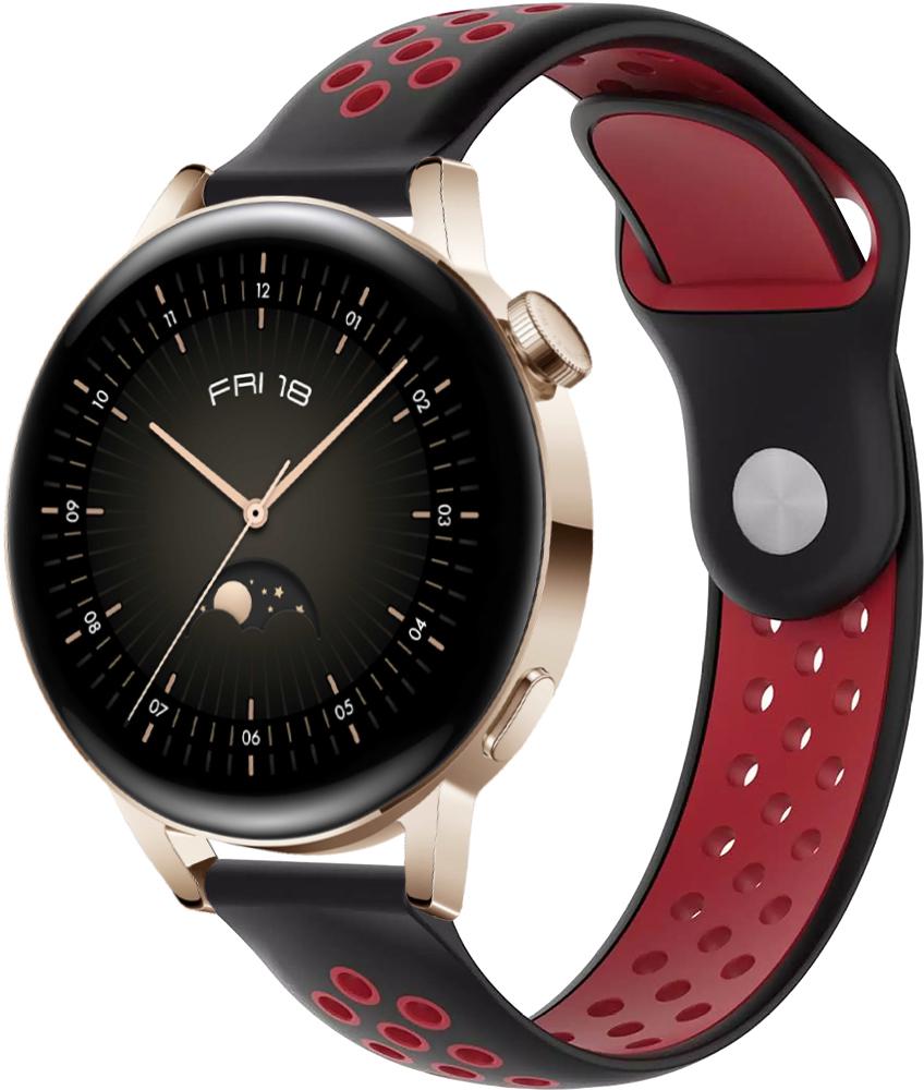 Ремінець Sport для Huawei Watch GT3 42 мм Black Red (26248-44)