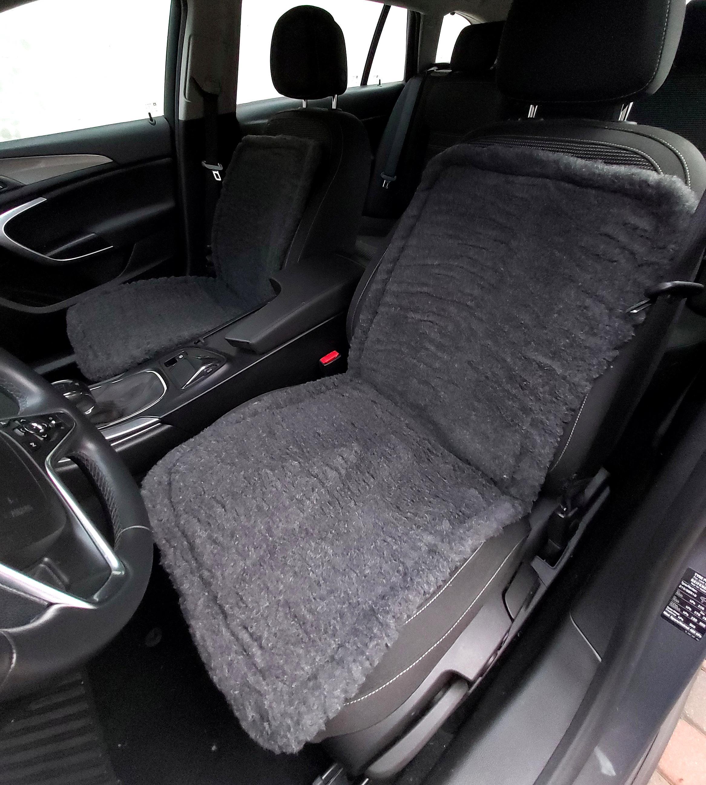 Накидки на сиденье автомобиля из овчины Sheepskin эко-шерсть с окантовкой 2 шт. Темно-Серый (429) - фото 2 Накидки на сиденье автомобиля из овчины Sheepskin эко-шерсть с окантовкой 2 шт. Темно-Серый (429) - фото 2