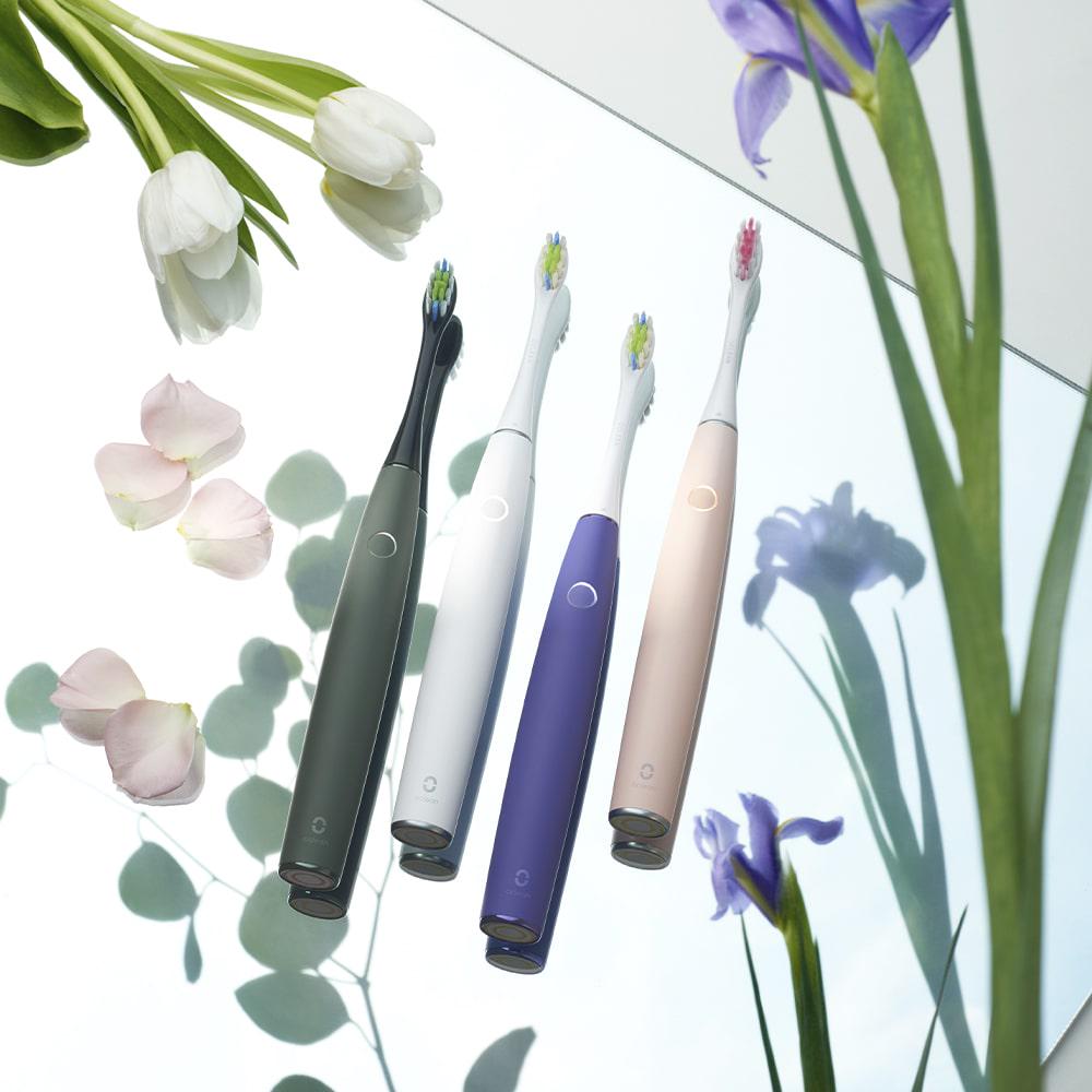 Ультразвуковая зубная щетка Oclean Air 2 Electric Toothbrush Purple - фото 3