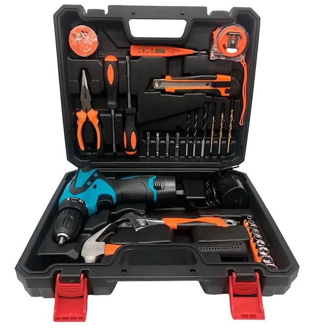 Аккумуляторный шуруповерт Vorskla ПМЗ 12/2 S-li c набором инструментов (27139959)